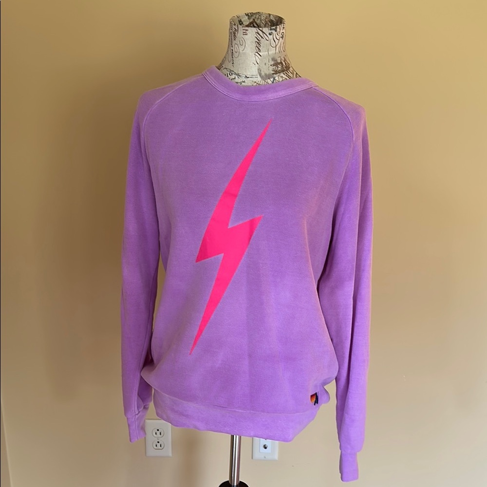 Aviator Nation Lavender Set with Neon Pink Bolt